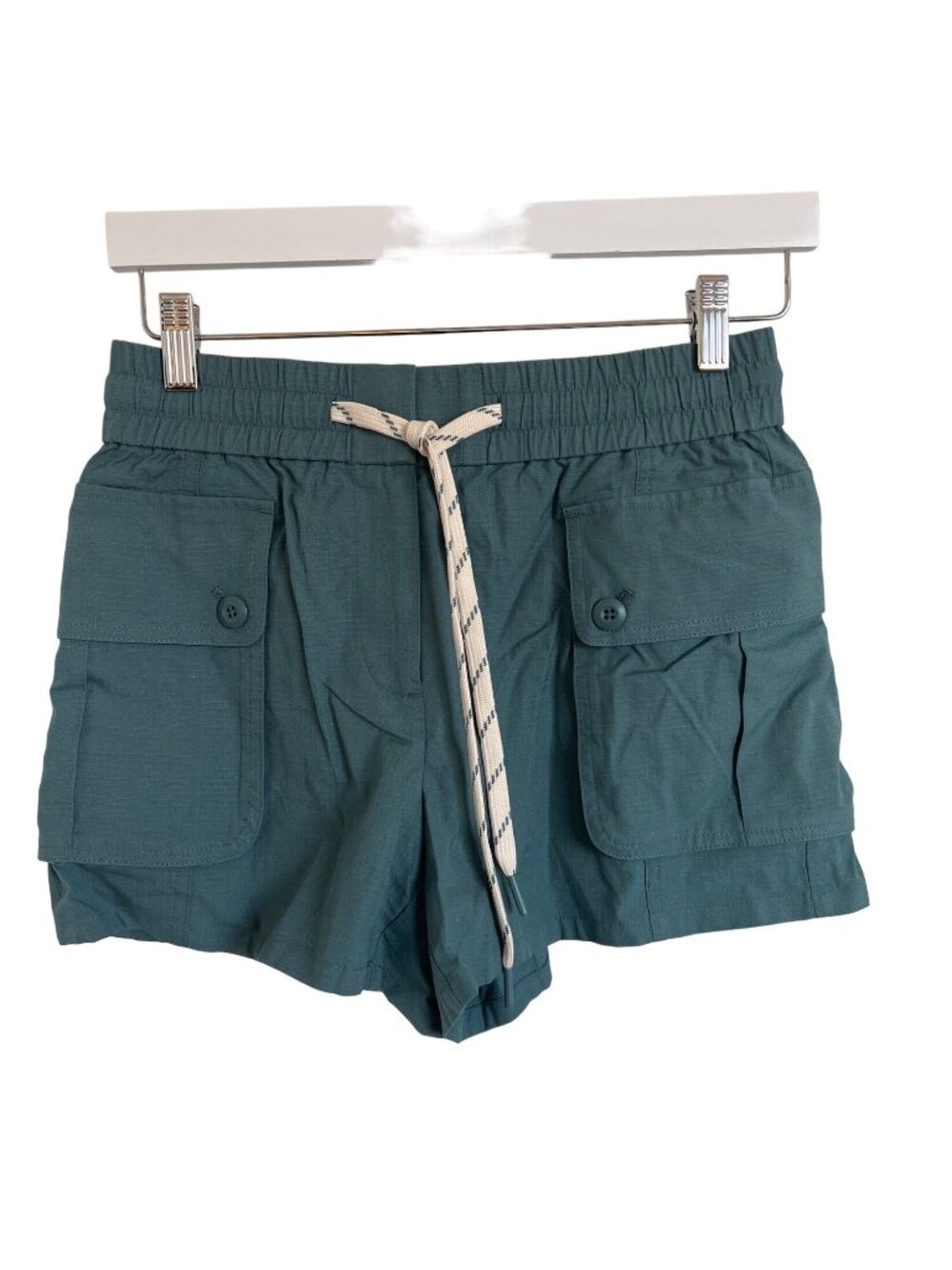 J.Crew Blue Cargo Shorts Elastic Waist Drawstring